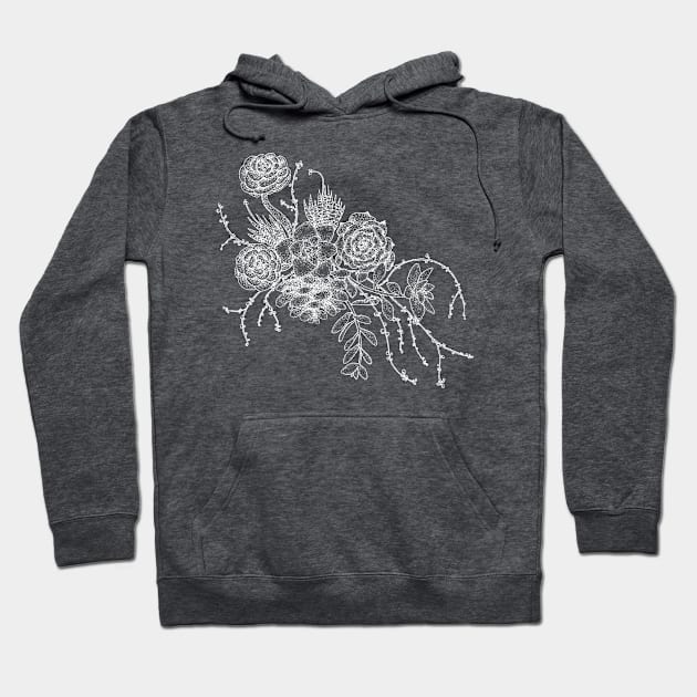 Succulent Vibes (Chalkboard style) - Nature, floral design, plant lover Hoodie by Inspirational Koi Fish